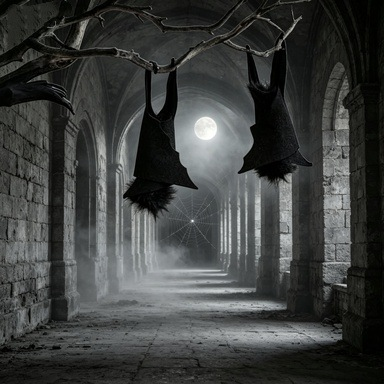 Hanging Black Fabric Bat – 12.6-Inch Halloween Decoration
