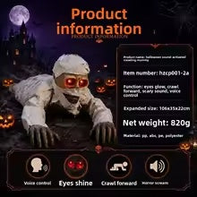 Animated crawling mummy specifications and features